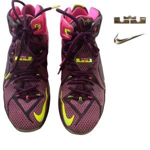 NIKE LeBron XII 12 Double Helix Sneakers - Sz 8
